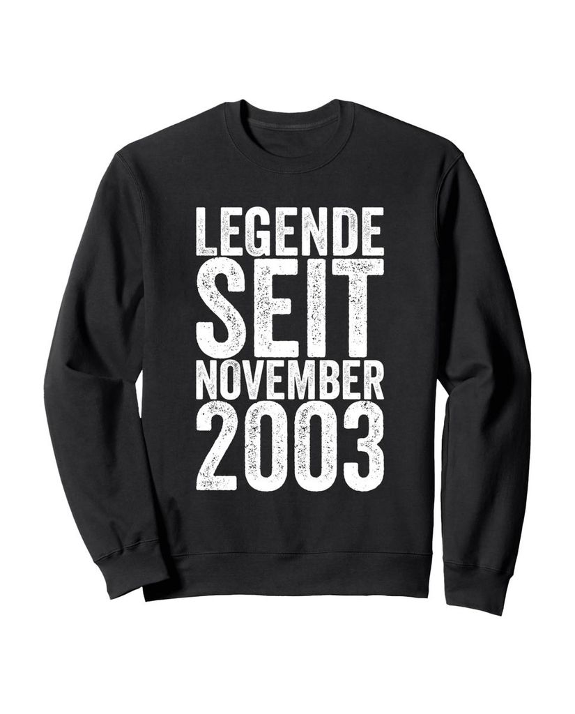 Lustiger Sweatshirt „Legende Seit November 2003“ | lustige-tshirts.de