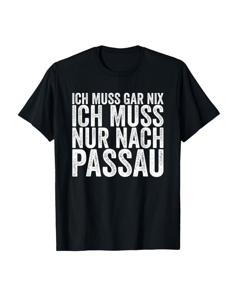 Lustiger T-Shirt „Ich Muss Gar Nix Ich Muss Nur Nach“ | lustige-tshirts.de