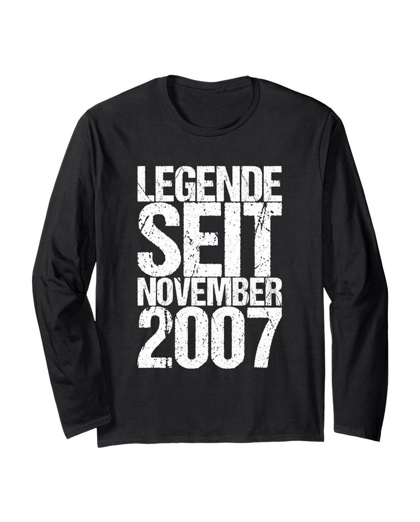 Lustiger Langarmshirt „Legende Seit November 2007“ | lustige-tshirts.de