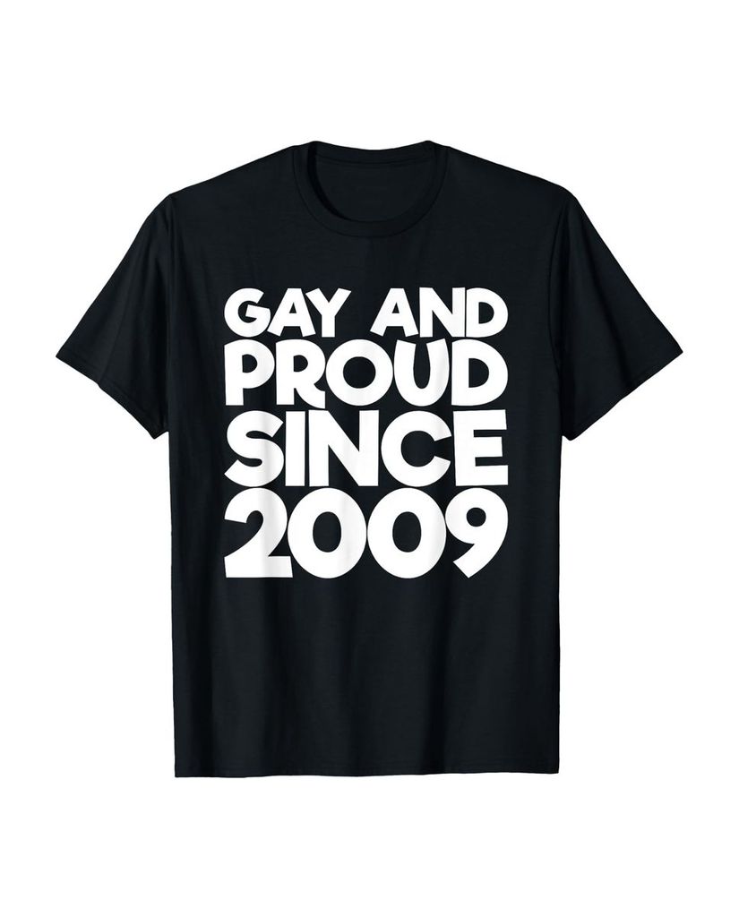 Lustiger T-Shirt „Schwul und stolz seit 2009“ | lustige-tshirts.de