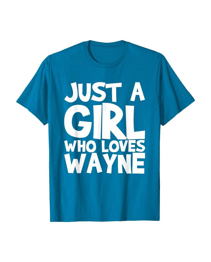 Sag einfach, wen du liebst: T-Shirt „Nur ein Mädchen das Wayne liebt“ – Ansicht 34