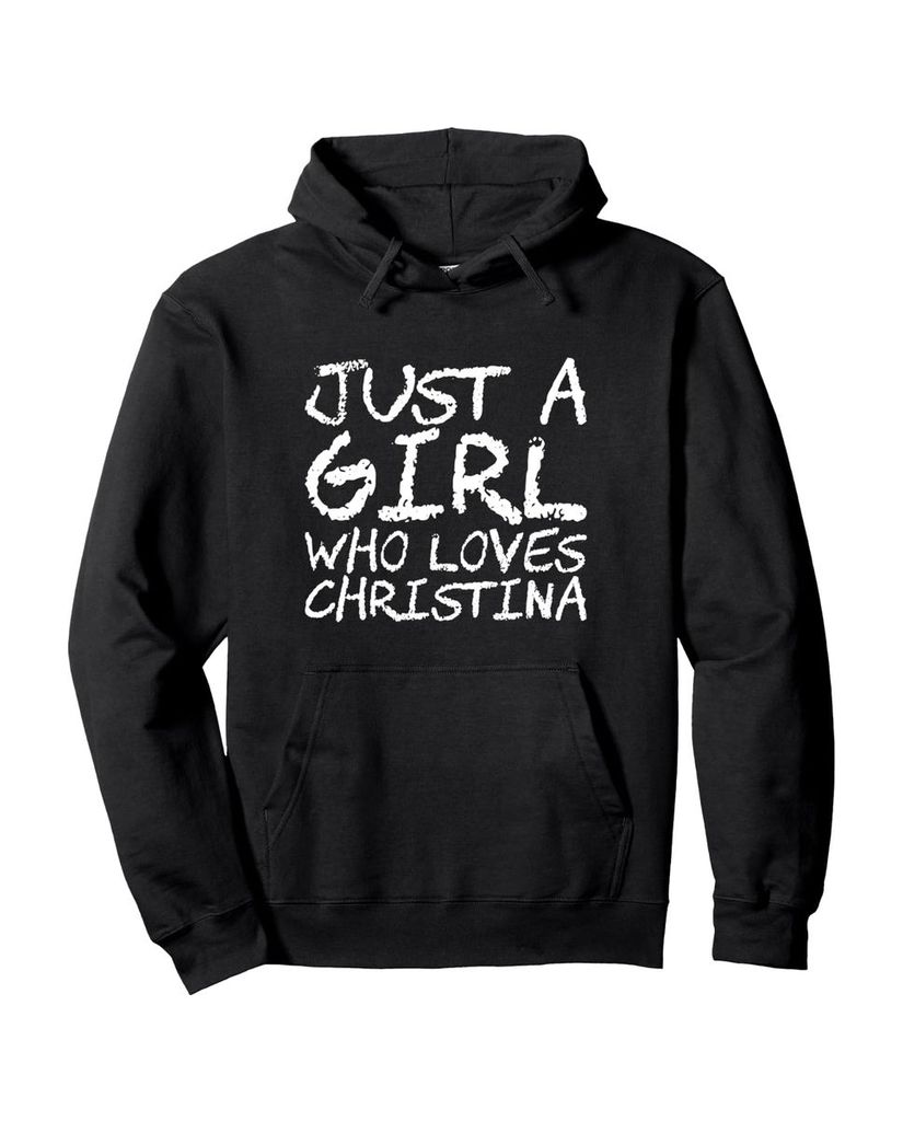 Lustiger Hoodie „Nur ein Mädchen, das Christina liebt“ | lustige-tshirts.de