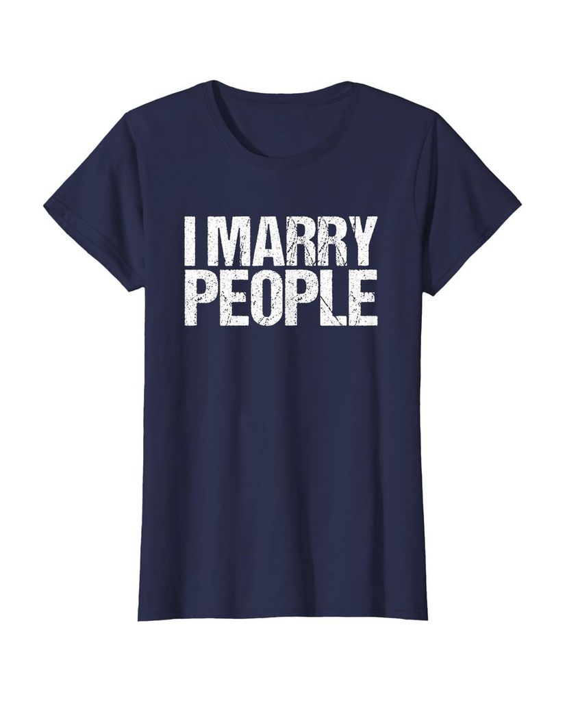 Lustiges Geburtstags T-Shirt „I Marry People“ – Ansicht 39