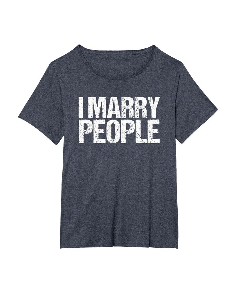 Lustiges Geburtstags T-Shirt „I Marry People“ – Ansicht 13