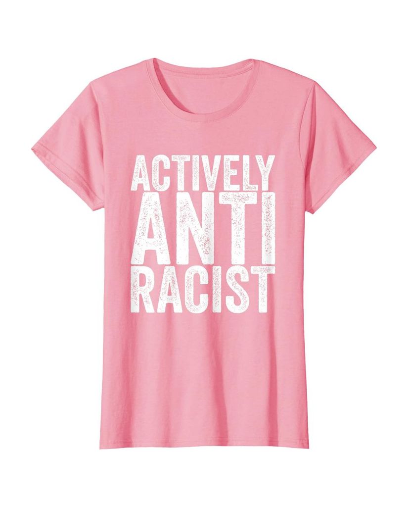 Witziges T-Shirt „Actively Anti Racist“ – Ansicht 12