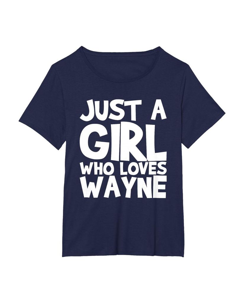 Sag einfach, wen du liebst: T-Shirt „Nur ein Mädchen das Wayne liebt“ – Ansicht 30