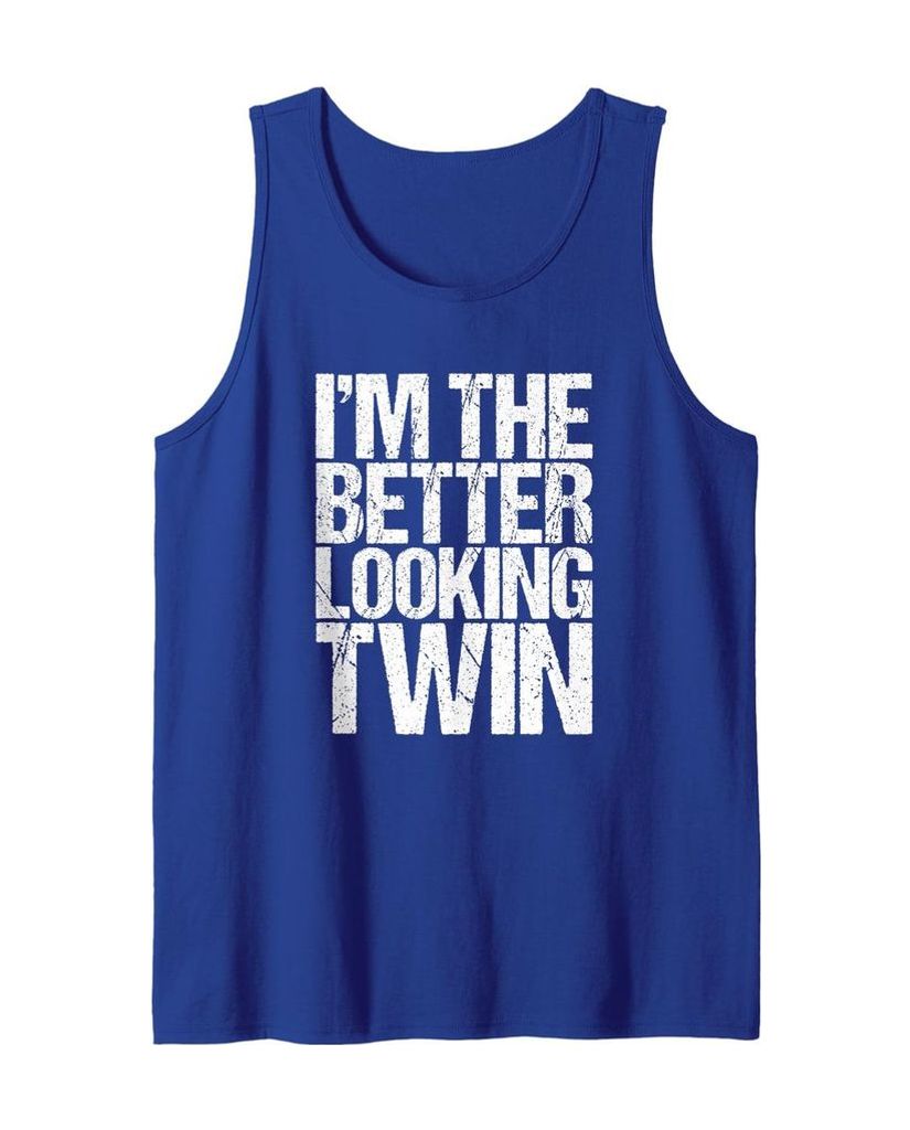Humorvolles Geburtstags Tanktop „I'm The Better Looking Twin“ – Ansicht 10