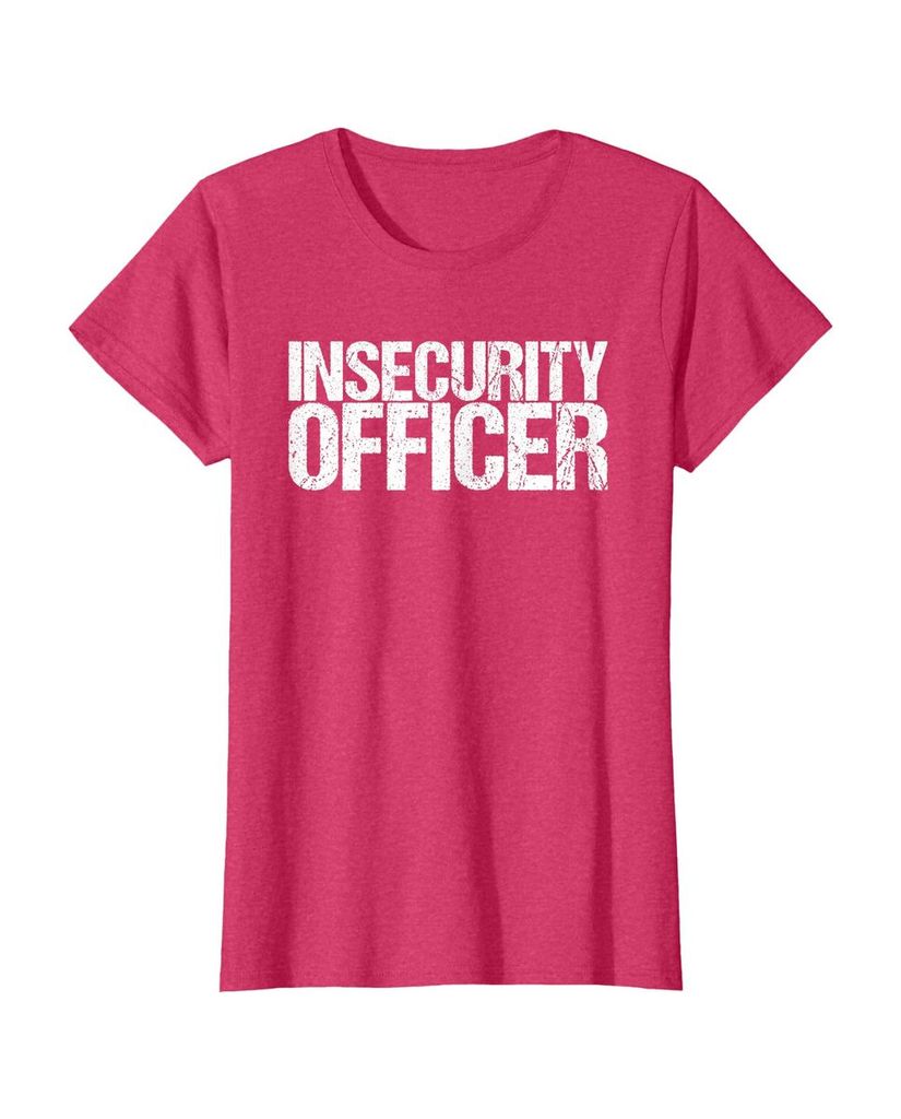 Lustiges T-Shirt „Insecurity Officer“ – Ansicht 42