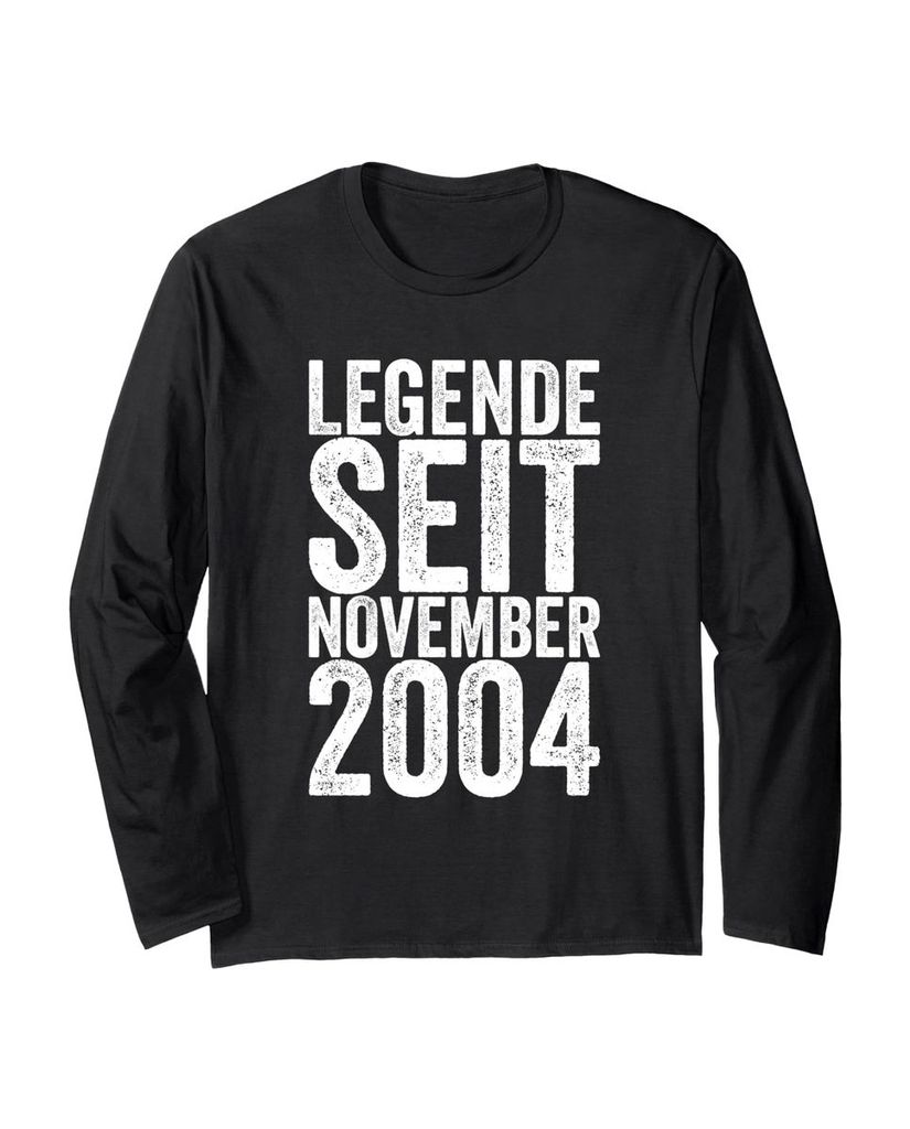Lustiger Langarmshirt „Legende Seit November 2004“ | lustige-tshirts.de
