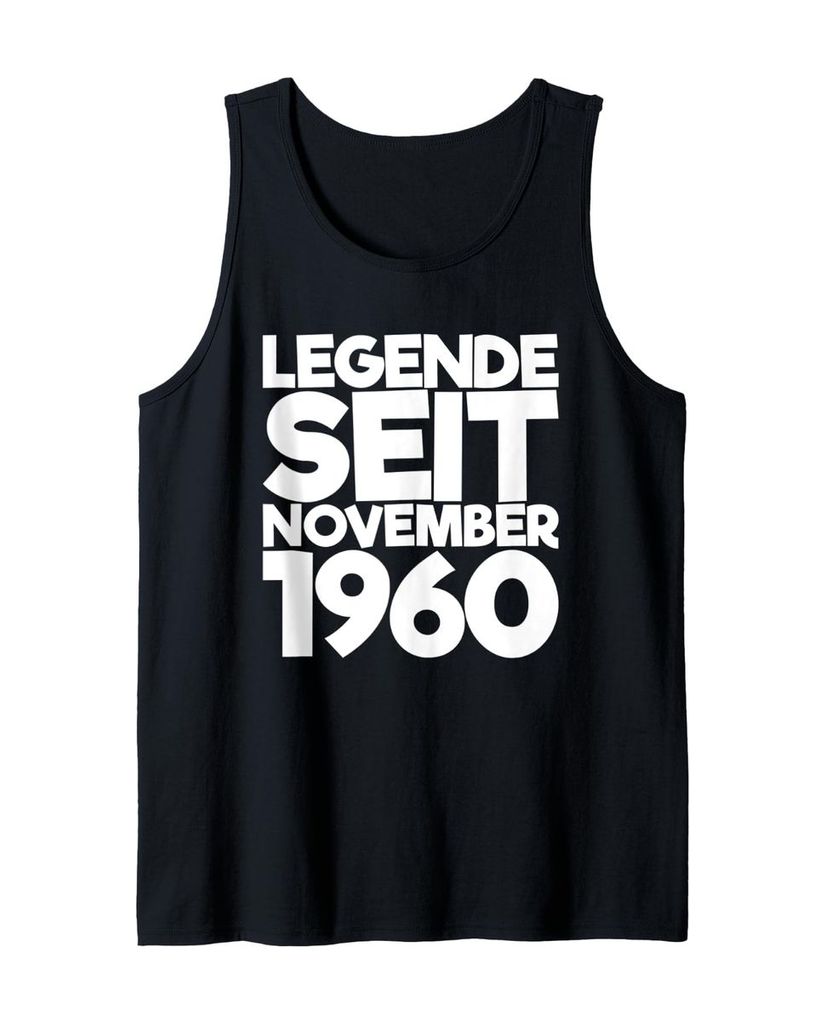 Lustiger Tank Top „Legende Seit November 1960“ | lustige-tshirts.de
