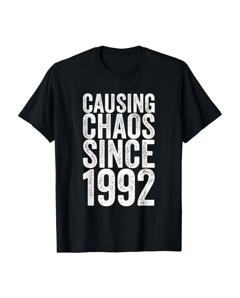 Lustiger T-Shirt „29 Jahre alt 1992 verursacht Chaos“ | lustige-tshirts.de