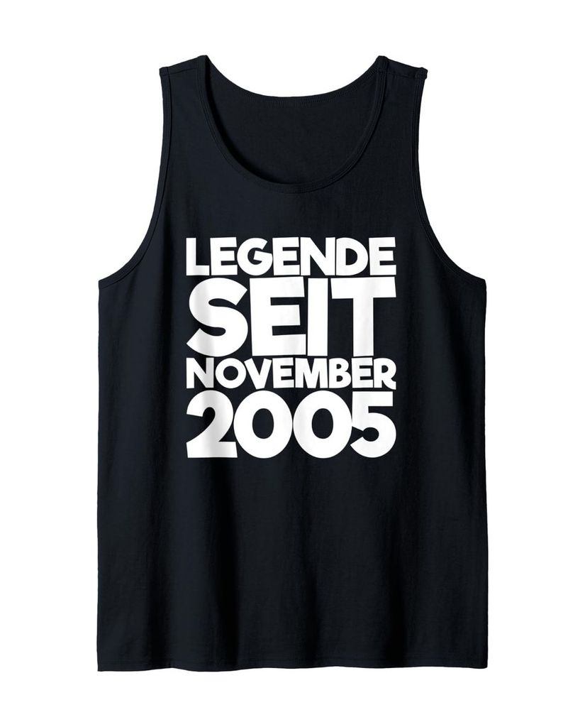 Lustiger Tank Top „Legende Seit November 2005“ | lustige-tshirts.de