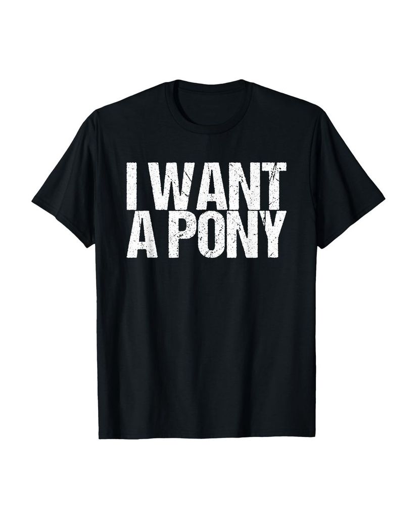 Lustiger T-Shirt „Ich will ein Pony“ | lustige-tshirts.de
