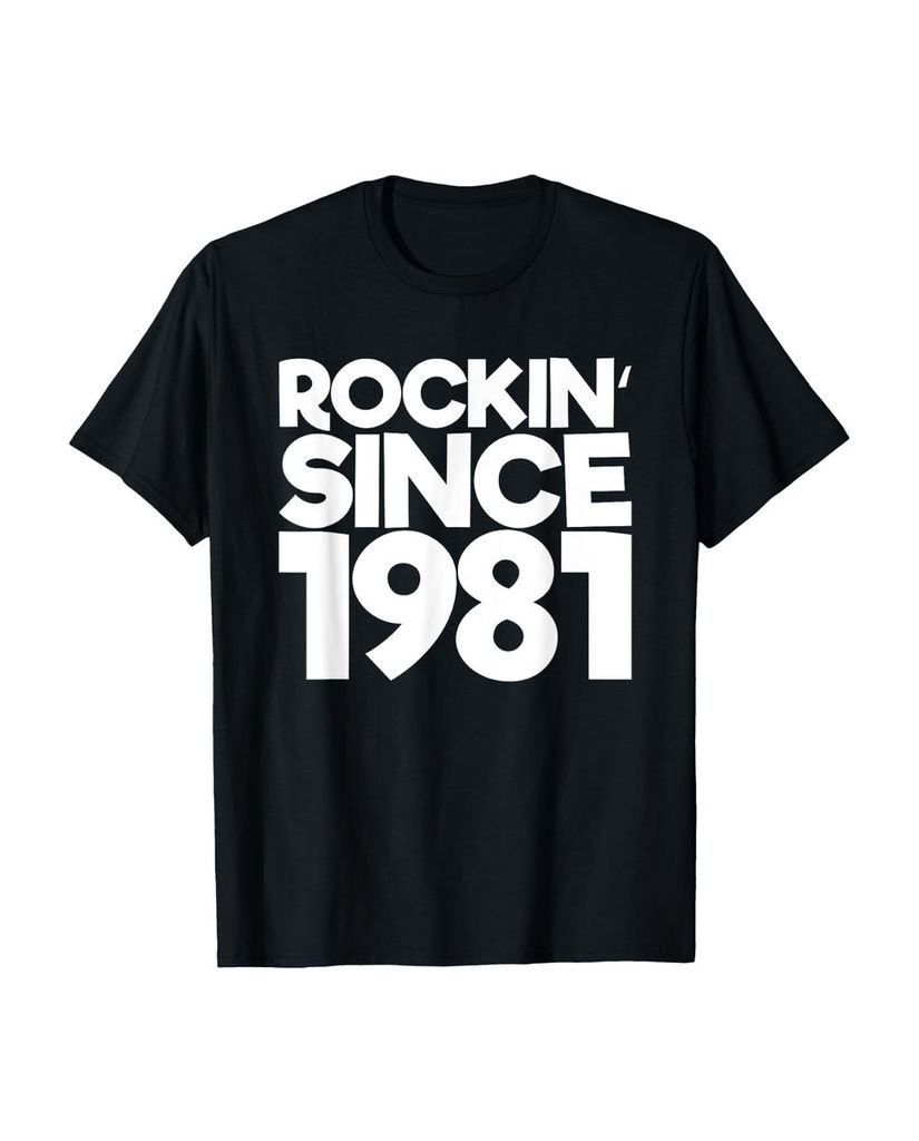 Lustiger T-Shirt „40 Jahre alt 1981 Funny Rock 40.“ | lustige-tshirts.de