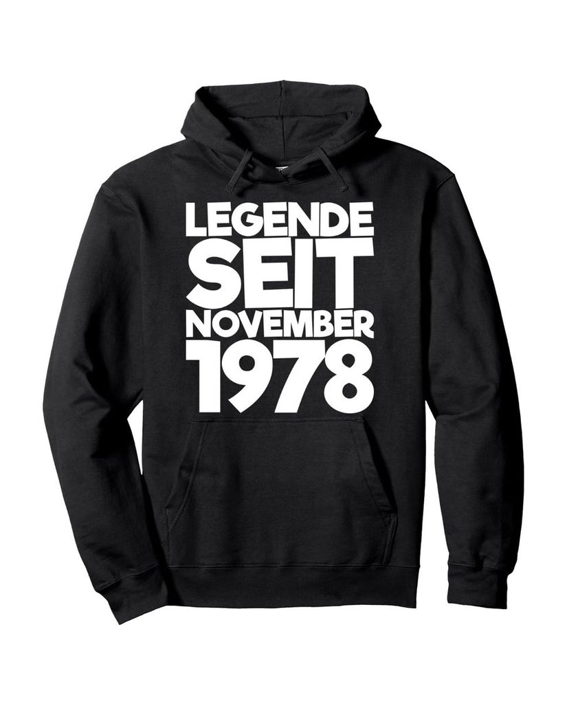 Lustiger Hoodie „Legende Seit November 1978“ | lustige-tshirts.de