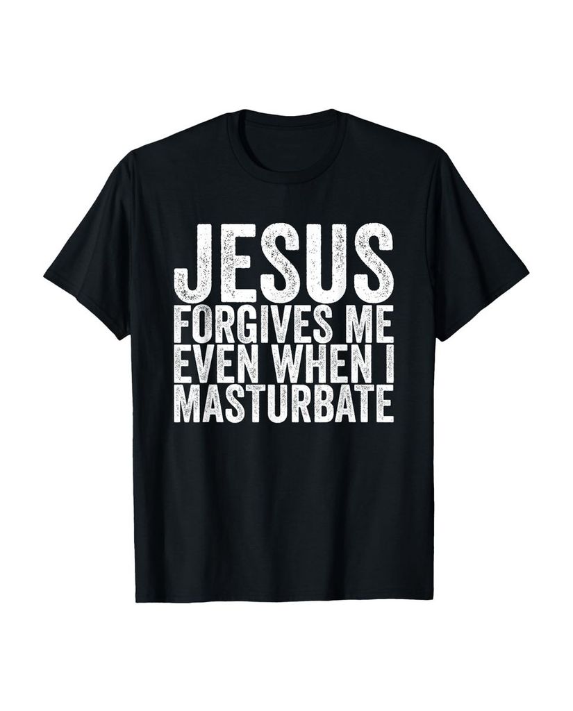 Lustiger T-Shirt „Jesus vergibt mir auch wenn ich“ | lustige-tshirts.de