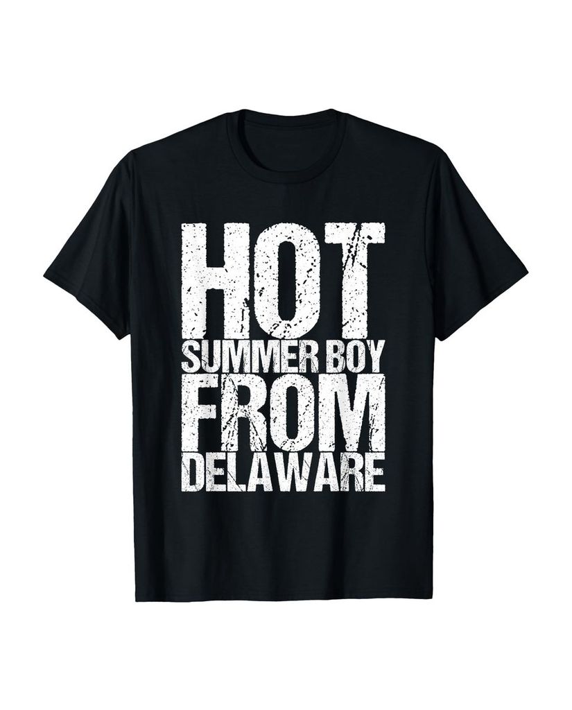 Lustiger T-Shirt „Hot Summer Boy aus Delaware“ | lustige-tshirts.de