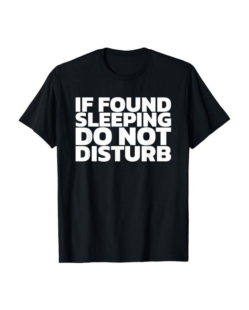 Lustiger T-Shirt „Wenn Sie feststellen dass Sie schlafen“ | lustige-tshirts.de