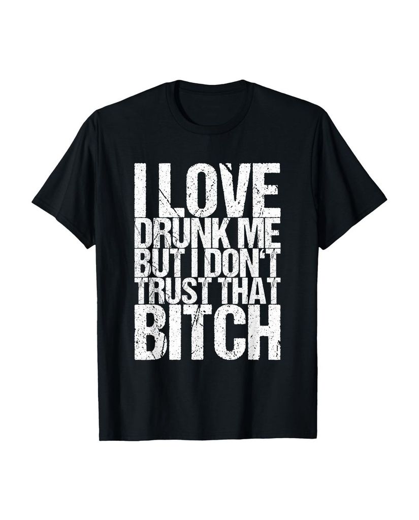 Lustiger T-Shirt „Ich liebe es mich betrunken aber ich“ | lustige-tshirts.de