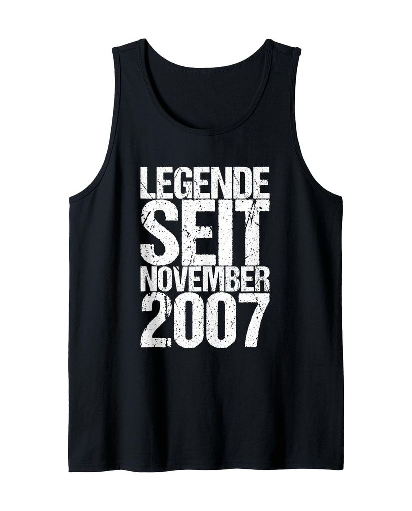 Lustiger Tank Top „Legende Seit November 2007“ | lustige-tshirts.de