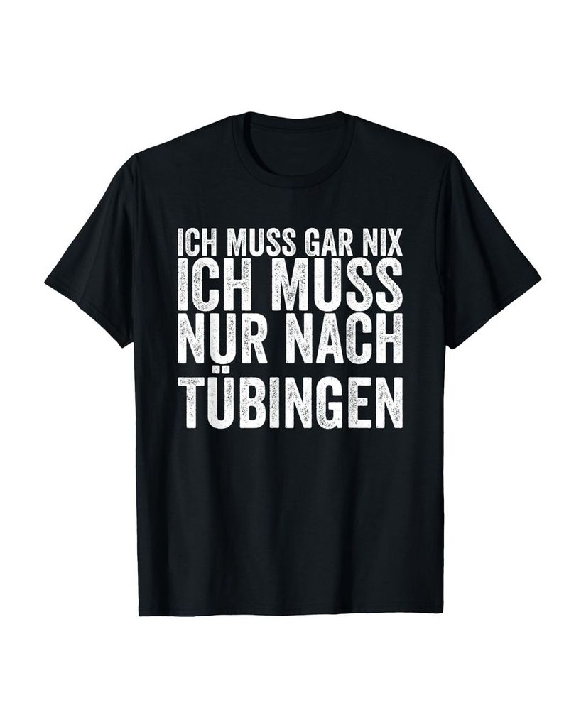 Lustiger T-Shirt „Ich Muss Gar Nix Ich Muss Nur Nach“ | lustige-tshirts.de