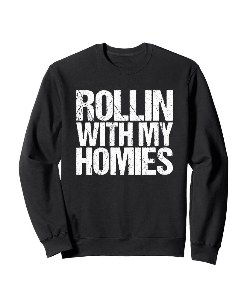 Lustiger Sweatshirt „Rollin' mit meinen Homies“ | lustige-tshirts.de