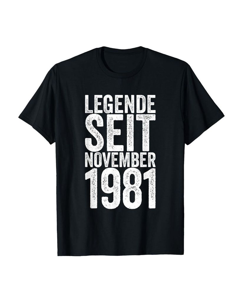 Lustiger T-Shirt „Legende Seit November 1981“ | lustige-tshirts.de