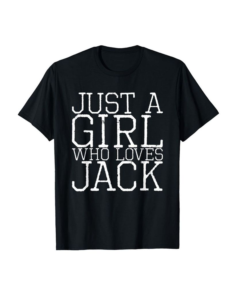 Lustiger T-Shirt „Nur ein Mädchen, das Jack liebt“ | lustige-tshirts.de