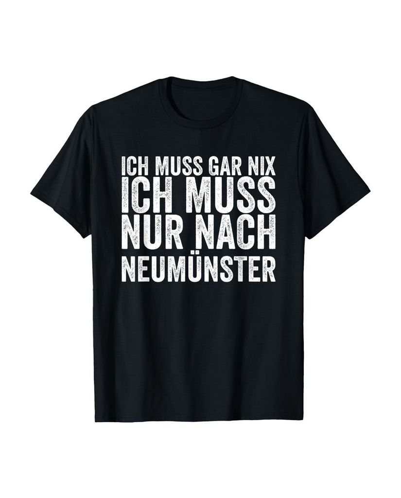 Lustiger T-Shirt „Ich Muss Gar Nix Ich Muss Nur Nach“ | lustige-tshirts.de