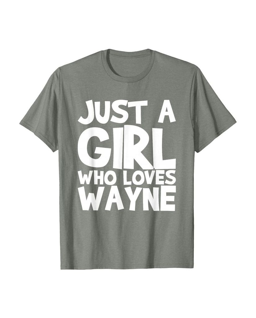 Sag einfach, wen du liebst: T-Shirt „Nur ein Mädchen das Wayne liebt“ – Ansicht 24
