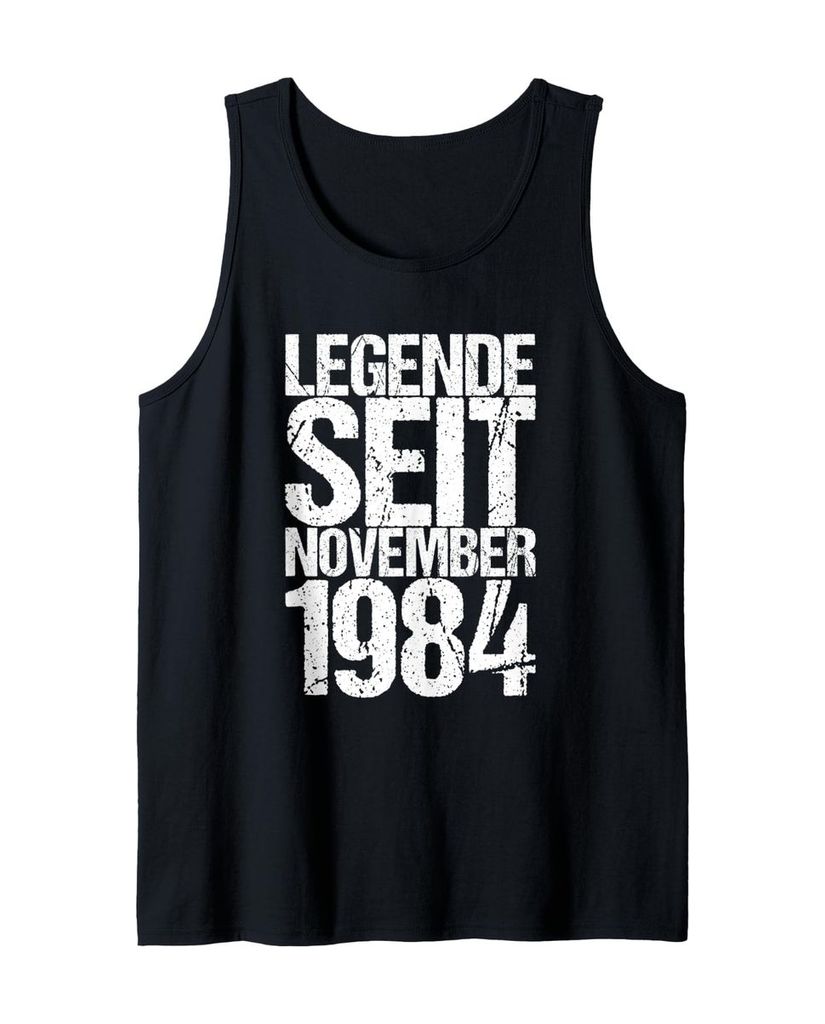 Lustiger Tank Top „Legende Seit November 1984“ | lustige-tshirts.de