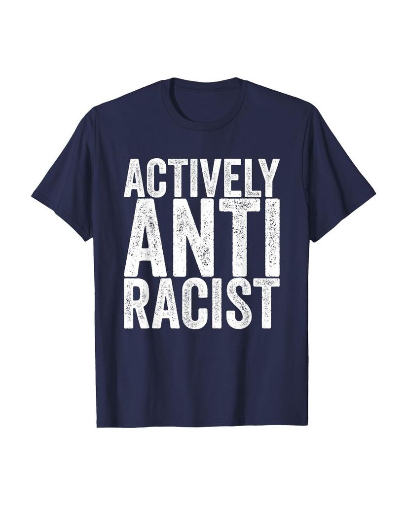Witziges T-Shirt „Actively Anti Racist“ – Ansicht 20