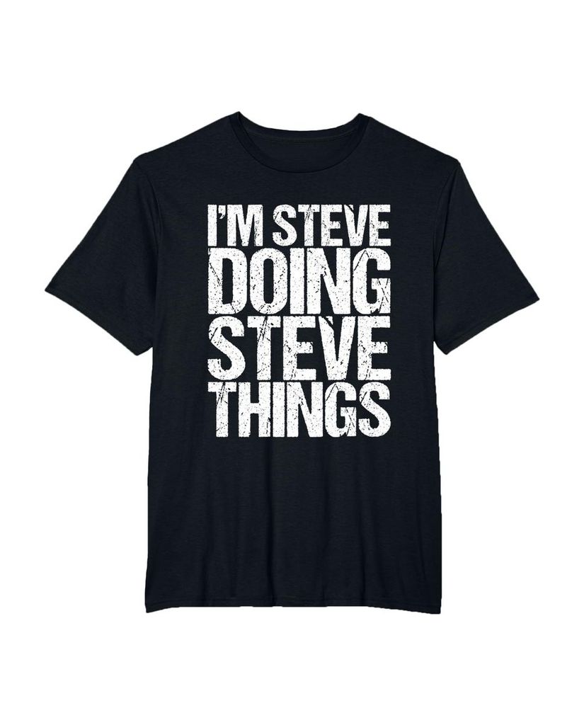 Witziges Geburtstags T-Shirt „I'm Steve Doing Steve Things“ – Ansicht 15