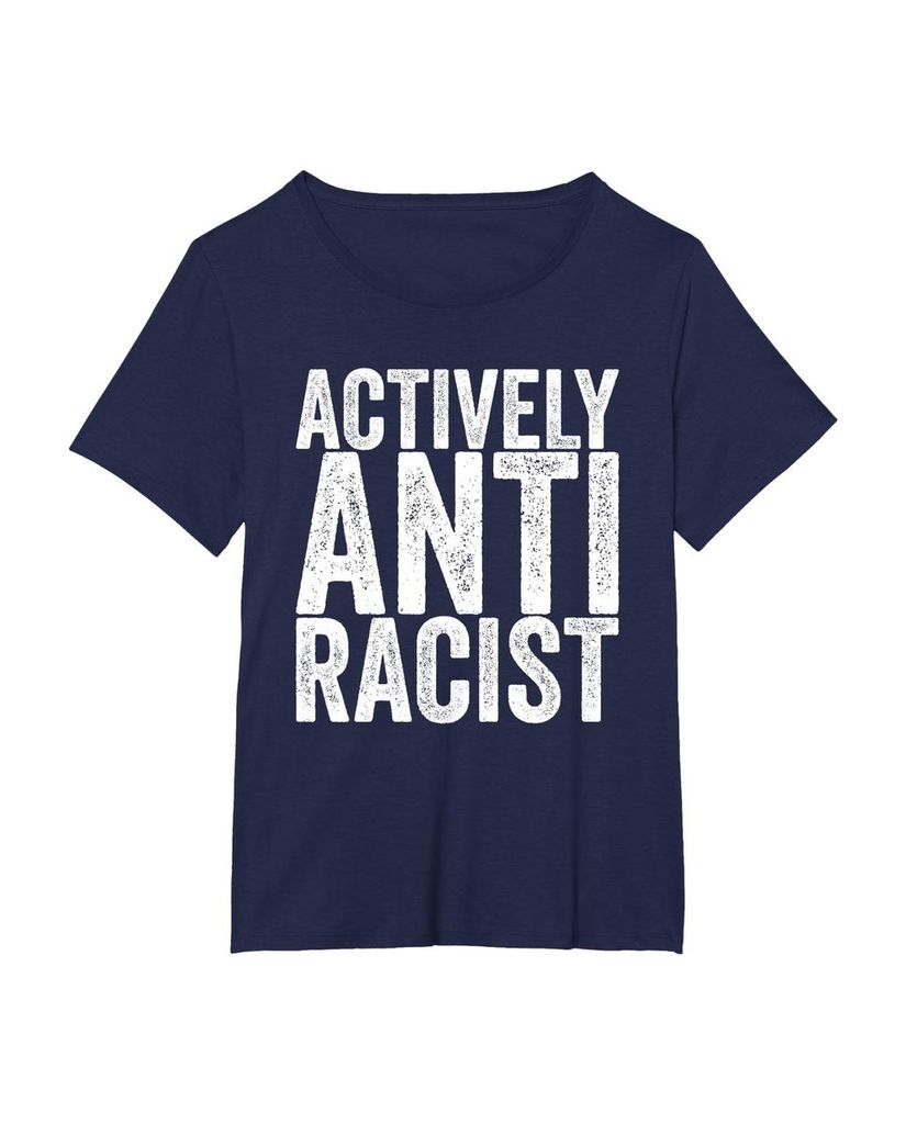Witziges T-Shirt „Actively Anti Racist“ – Ansicht 11