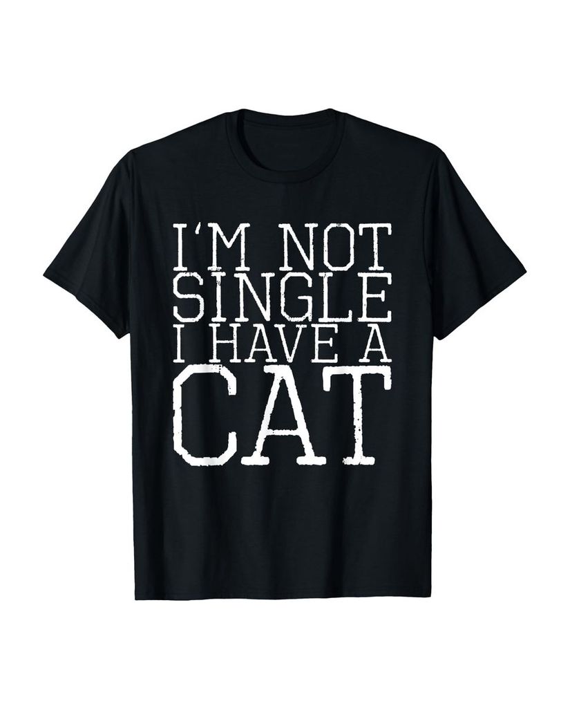 Lustiger T-Shirt „Ich bin nicht Single Ich habe eine Katze“ | lustige-tshirts.de