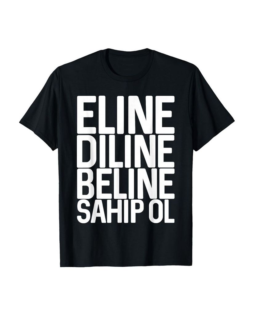 Lustiger T-Shirt „Eline Diline Beline Sahip Ol - Alevi“ | lustige-tshirts.de