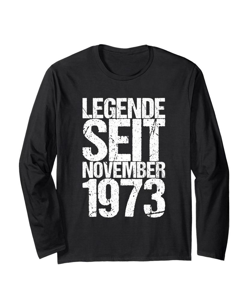 Lustiger Langarmshirt „Legende Seit November 1973“ | lustige-tshirts.de