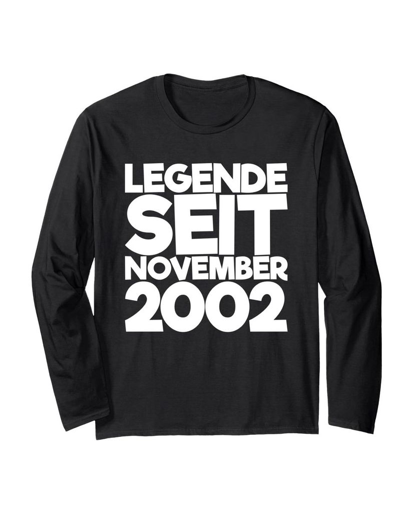 Lustiger Langarmshirt „Legende Seit November 2002“ | lustige-tshirts.de