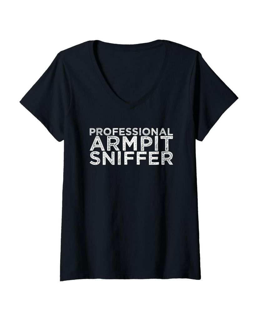 Lustiger T-Shirt mit V-Ausschnitt „Professioneller“ | lustige-tshirts.de