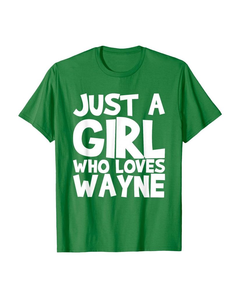 Sag einfach, wen du liebst: T-Shirt „Nur ein Mädchen das Wayne liebt“ – Ansicht 37