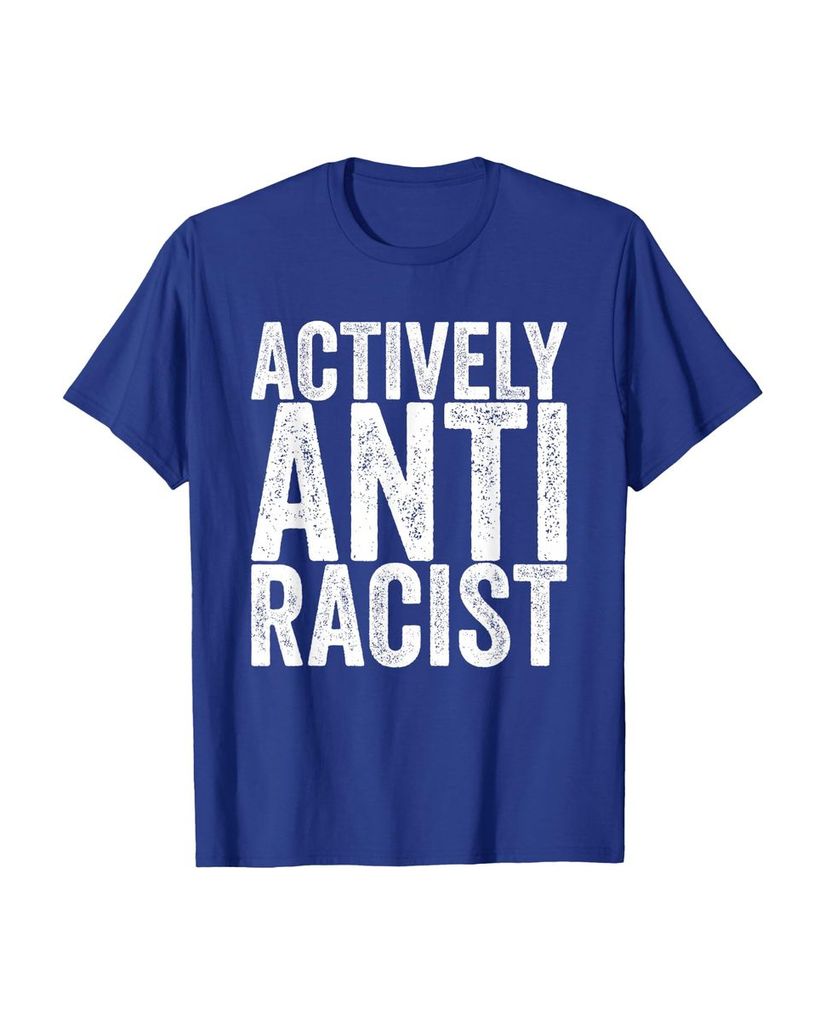 Witziges T-Shirt „Actively Anti Racist“ – Ansicht 21