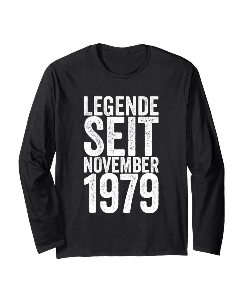 Lustiger Langarmshirt „Legende Seit November 1979“ | lustige-tshirts.de