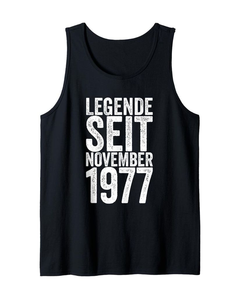 Lustiger Tank Top „Legende Seit November 1977“ | lustige-tshirts.de