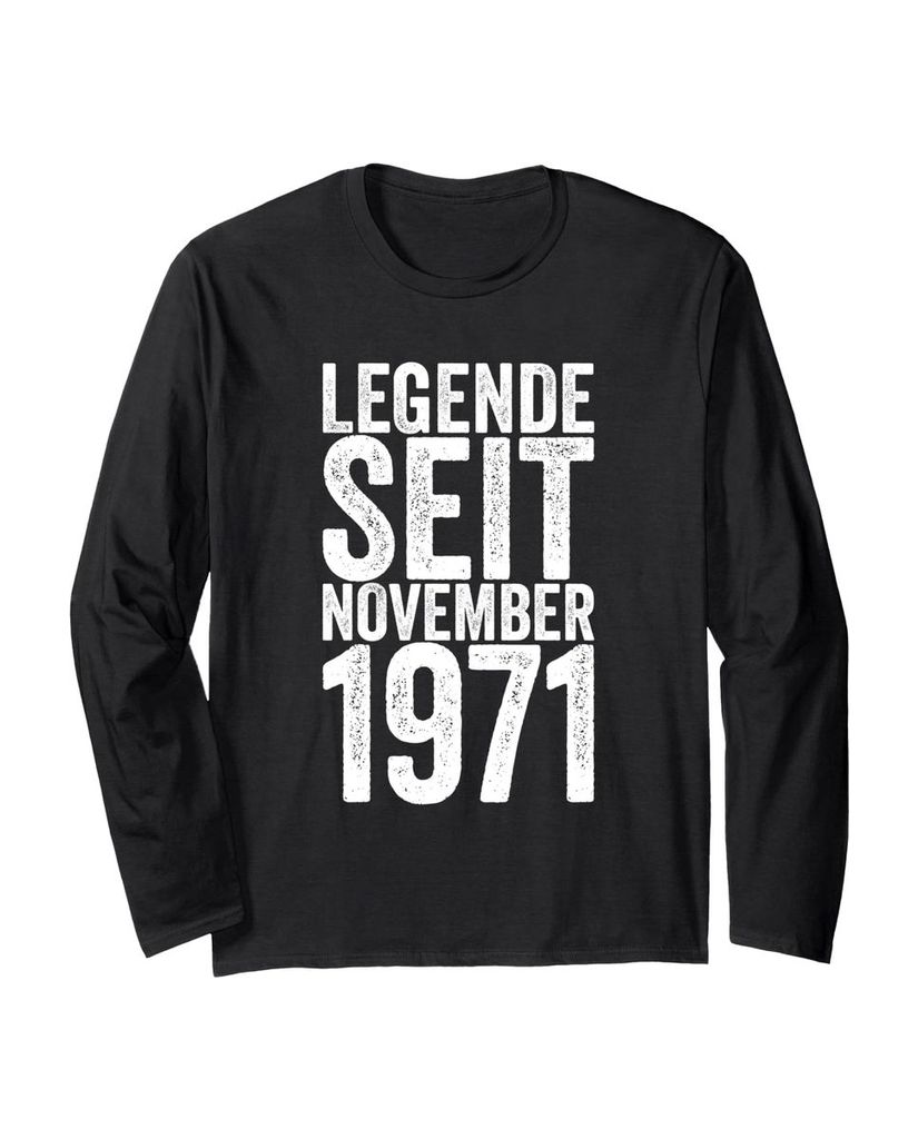 Lustiger Langarmshirt „Legende Seit November 1971“ | lustige-tshirts.de