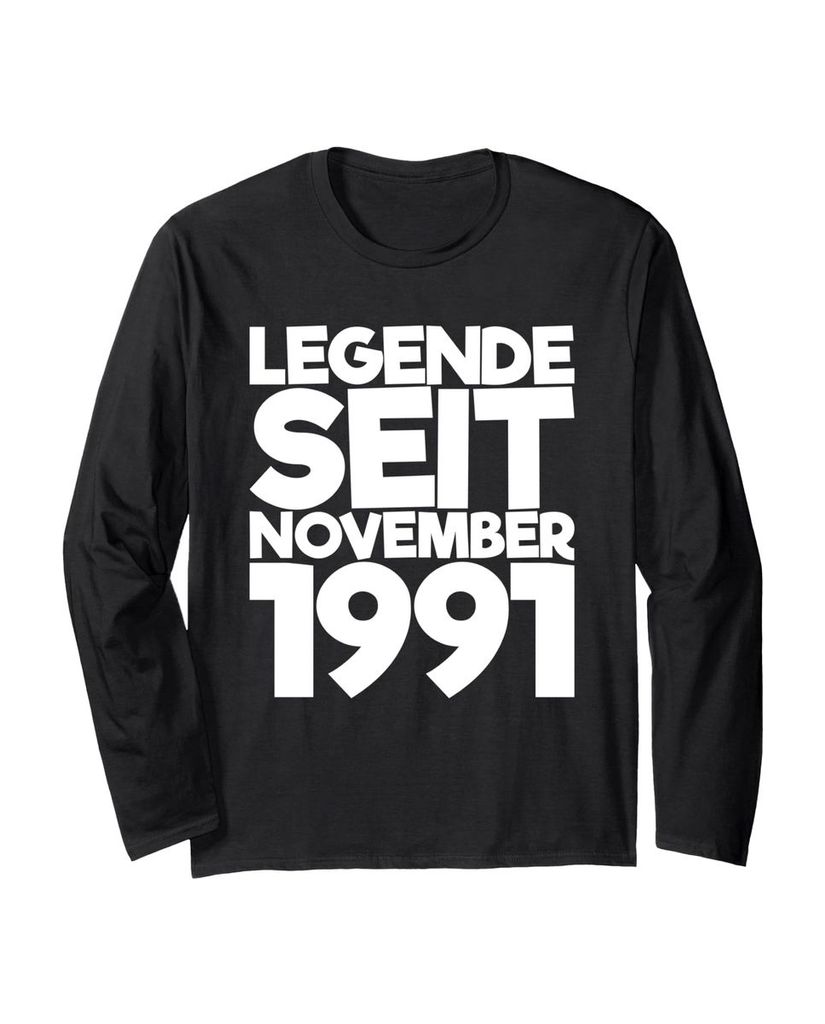 Lustiger Langarmshirt „Legende Seit November 1991“ | lustige-tshirts.de