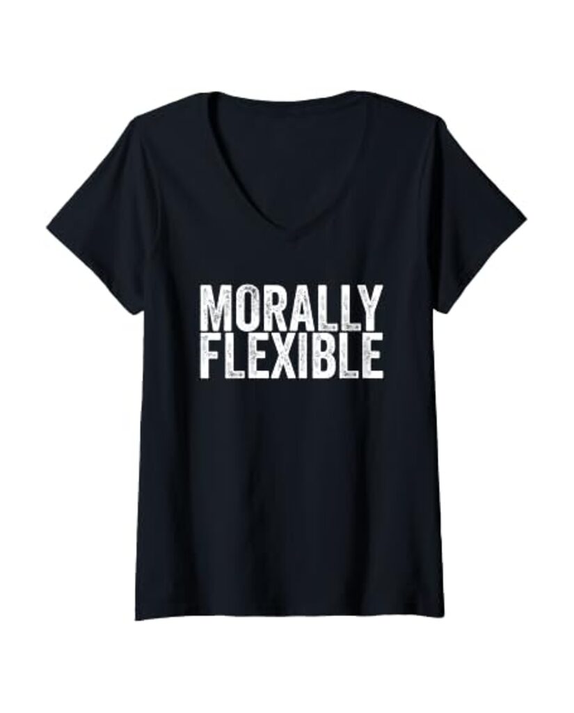 Witziges Geburtstags T-Shirt „Morally Flexible“ – Ansicht 7