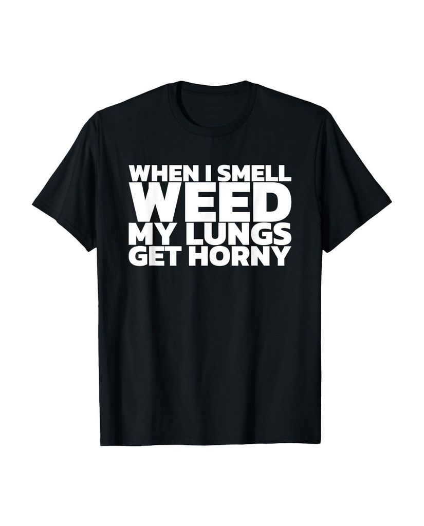 Lustiger T-Shirt „Wenn ich Gras rieche, werden meine“ | lustige-tshirts.de