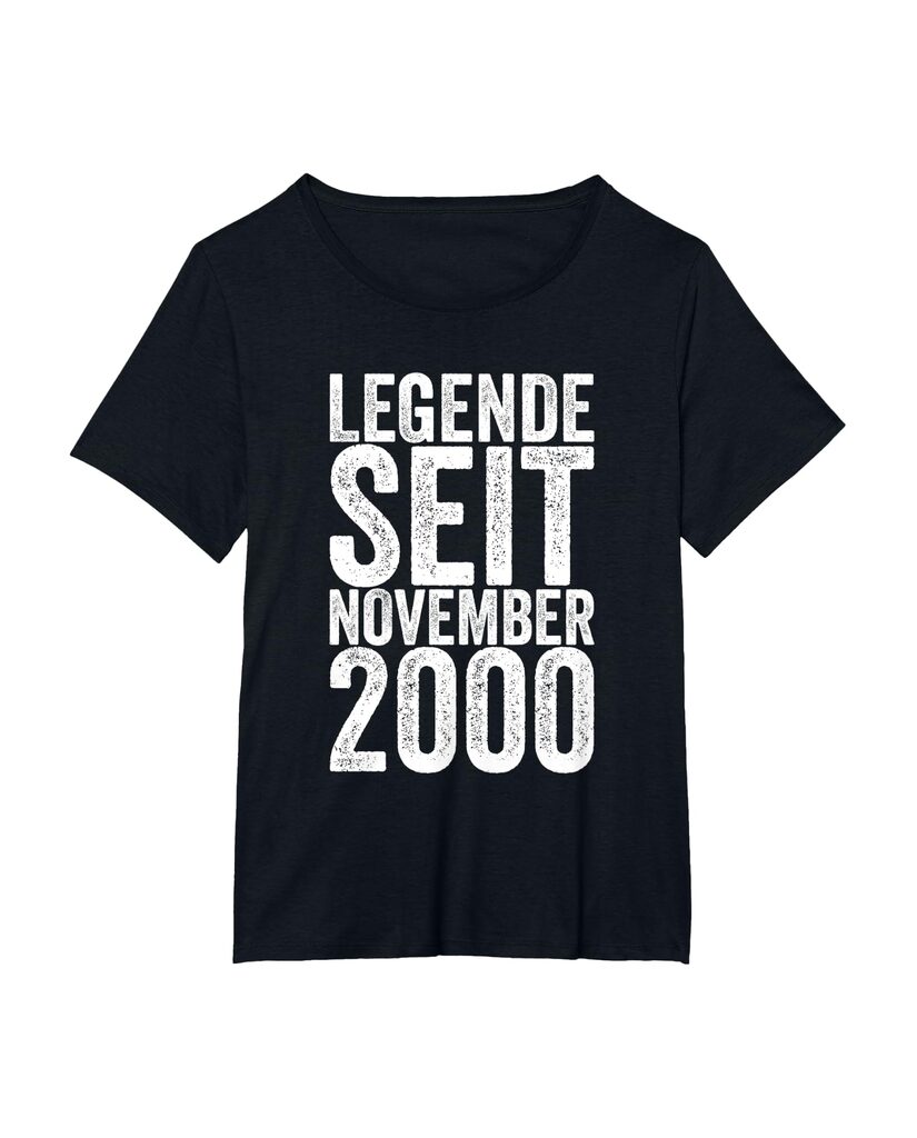 T-Shirt „Legende seit November 2000“ zum Geburtstag – Ansicht 4