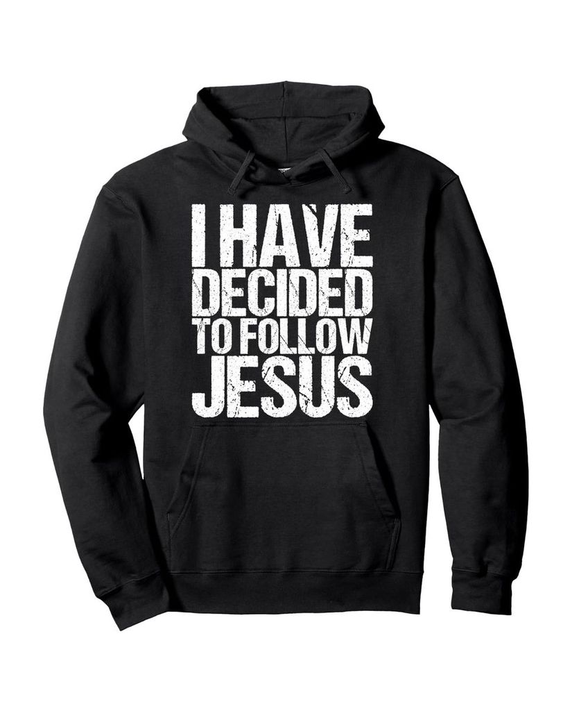 Lustiger Hoodie „Ich Habe beschlossen Jesus zu Folgen“ | lustige-tshirts.de