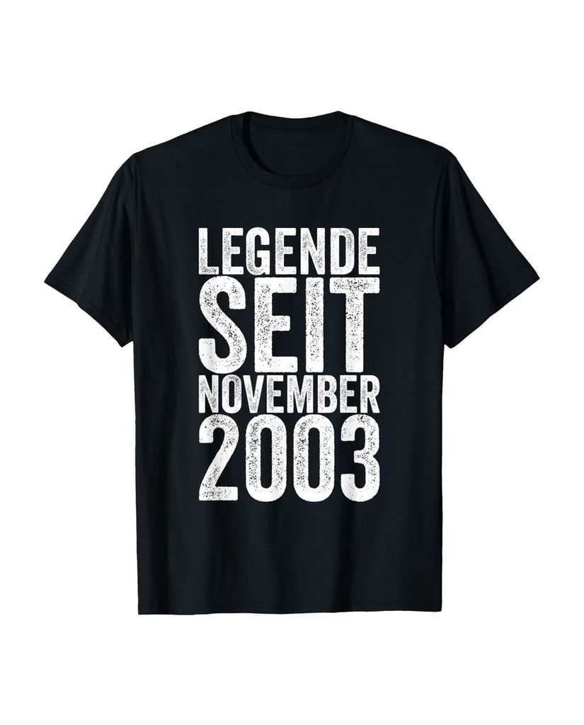 Lustiger T-Shirt „Legende Seit November 2003“ | lustige-tshirts.de